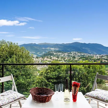 Pazzallo Panoramica With Balcony And Garage - Happy Appartement Lugano